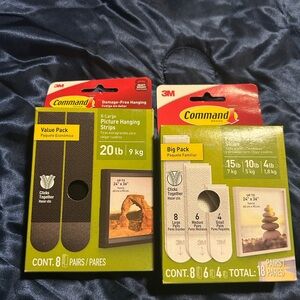 3M Command Picture Hanging Strips Value Pack